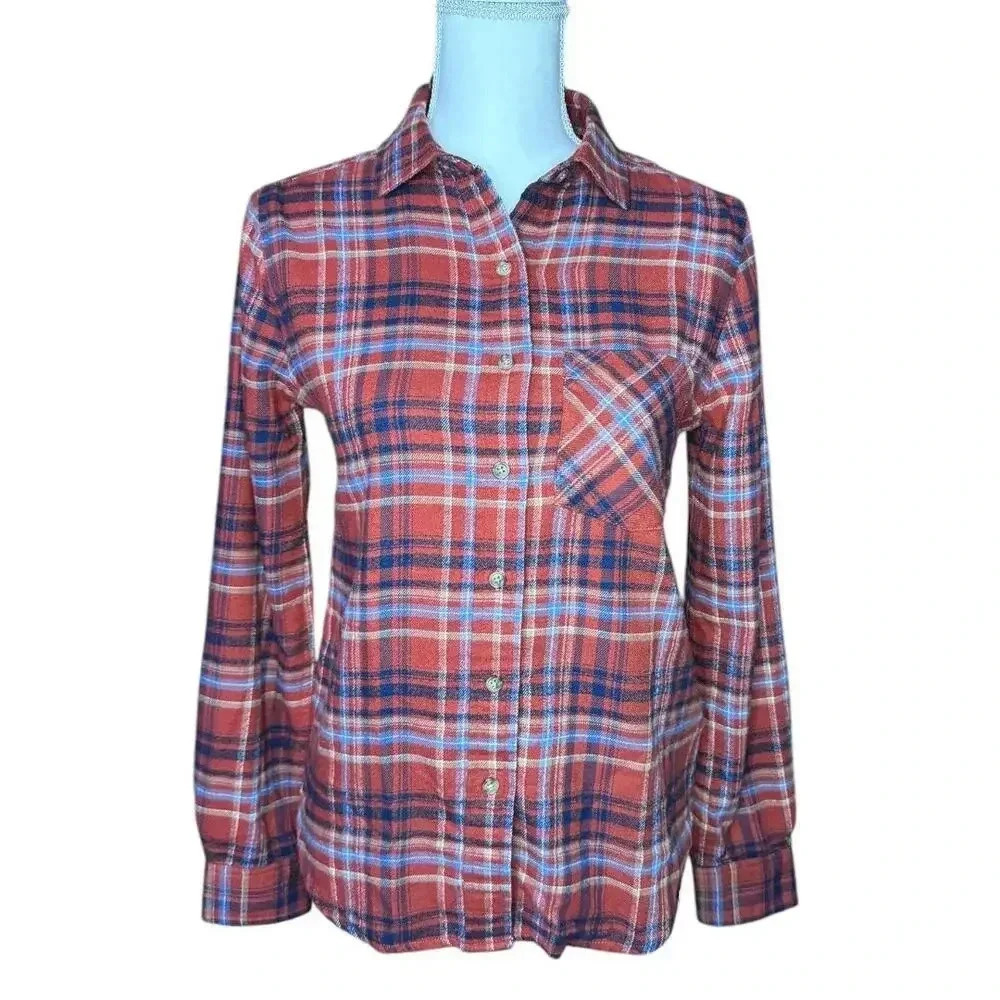 Marmot Maggie Midweight Flannel Long Sleeve - Size Womens XS